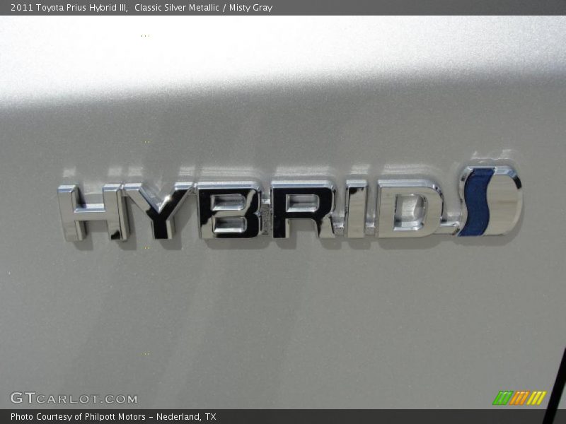 Classic Silver Metallic / Misty Gray 2011 Toyota Prius Hybrid III