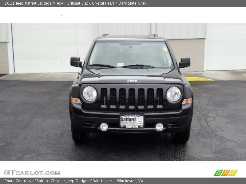 Brilliant Black Crystal Pearl / Dark Slate Gray 2011 Jeep Patriot Latitude X 4x4