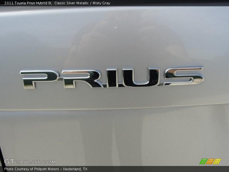 Classic Silver Metallic / Misty Gray 2011 Toyota Prius Hybrid III