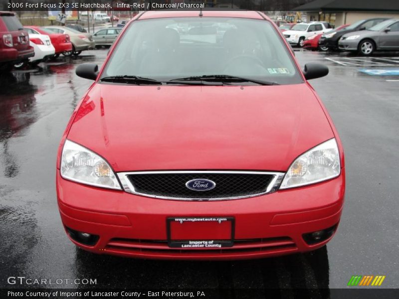Infra-Red / Charcoal/Charcoal 2006 Ford Focus ZX3 SE Hatchback