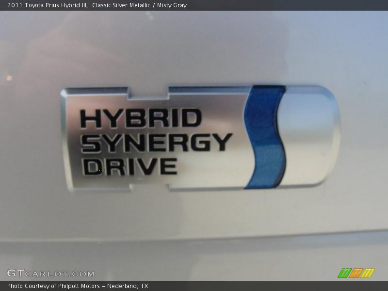 Classic Silver Metallic / Misty Gray 2011 Toyota Prius Hybrid III
