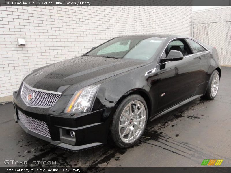 Front 3/4 View of 2011 CTS -V Coupe
