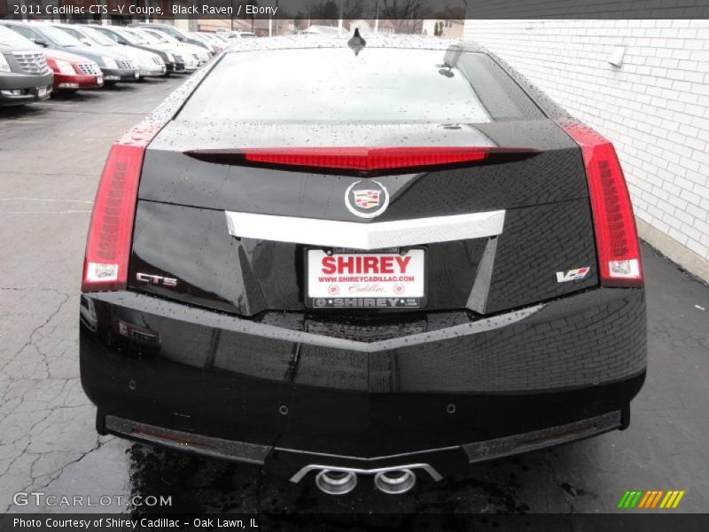 Black Raven / Ebony 2011 Cadillac CTS -V Coupe