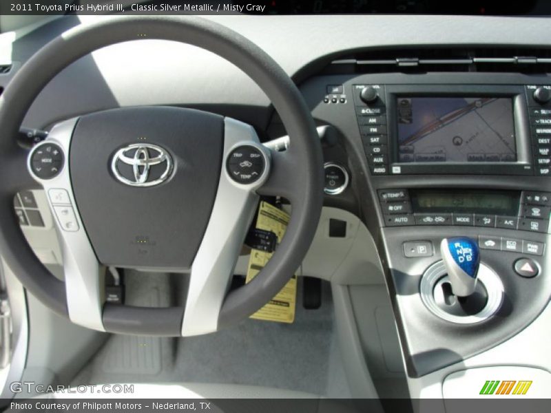 Dashboard of 2011 Prius Hybrid III