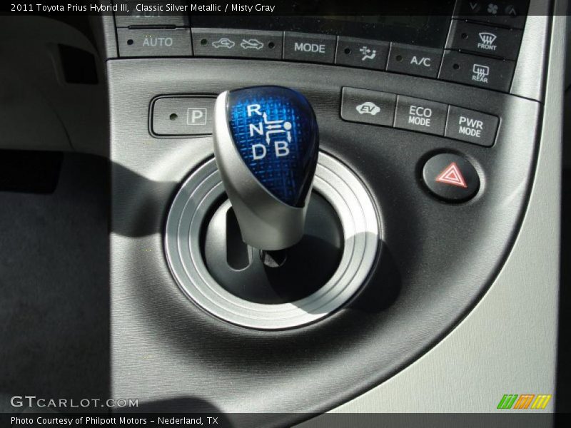  2011 Prius Hybrid III ECVT Automatic Shifter