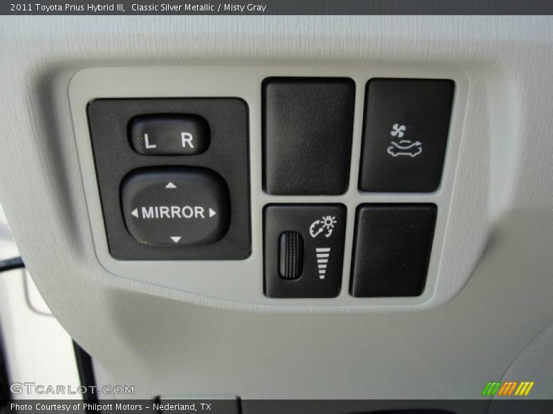 Controls of 2011 Prius Hybrid III