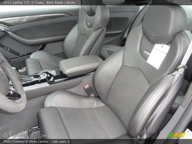  2011 CTS -V Coupe Ebony Interior