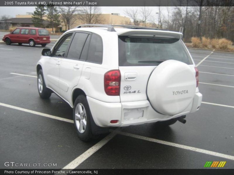 Frosted White Pearl / Taupe 2005 Toyota RAV4 4WD