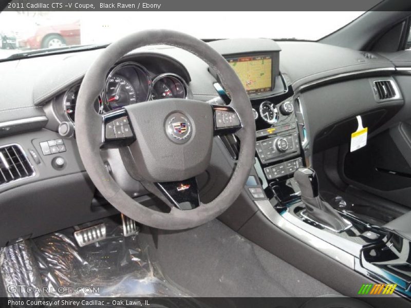 Ebony Interior - 2011 CTS -V Coupe 