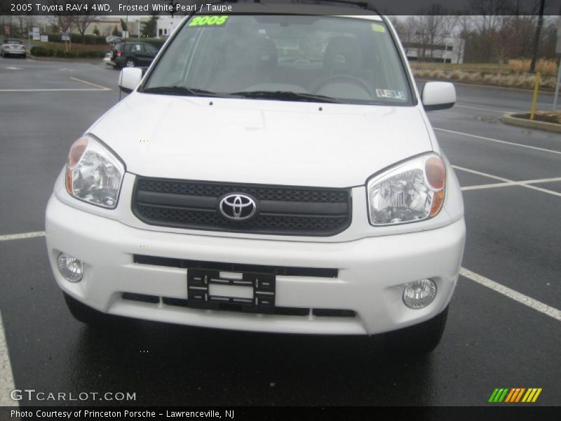 Frosted White Pearl / Taupe 2005 Toyota RAV4 4WD