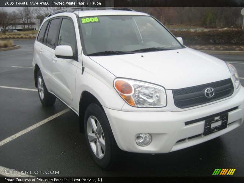 Frosted White Pearl / Taupe 2005 Toyota RAV4 4WD