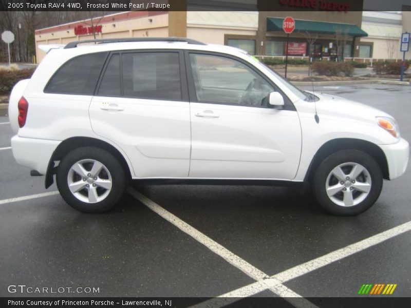 Frosted White Pearl / Taupe 2005 Toyota RAV4 4WD