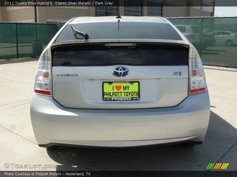 Classic Silver Metallic / Dark Gray 2011 Toyota Prius Hybrid II