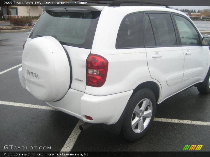 Frosted White Pearl / Taupe 2005 Toyota RAV4 4WD