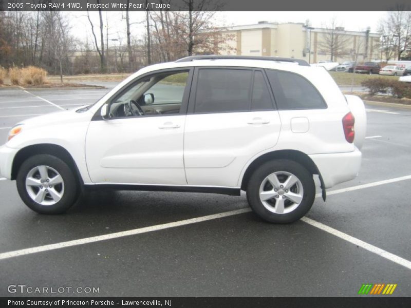 Frosted White Pearl / Taupe 2005 Toyota RAV4 4WD