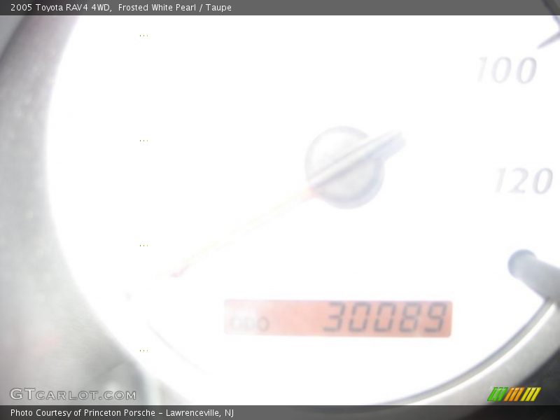 Frosted White Pearl / Taupe 2005 Toyota RAV4 4WD