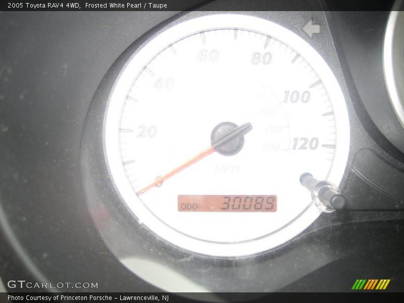 Frosted White Pearl / Taupe 2005 Toyota RAV4 4WD