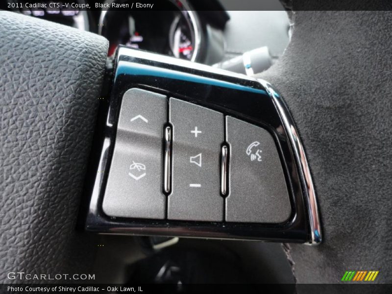 Controls of 2011 CTS -V Coupe