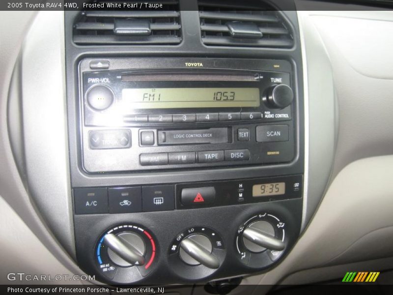 Frosted White Pearl / Taupe 2005 Toyota RAV4 4WD