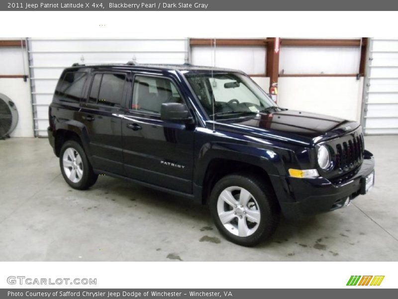 Blackberry Pearl / Dark Slate Gray 2011 Jeep Patriot Latitude X 4x4
