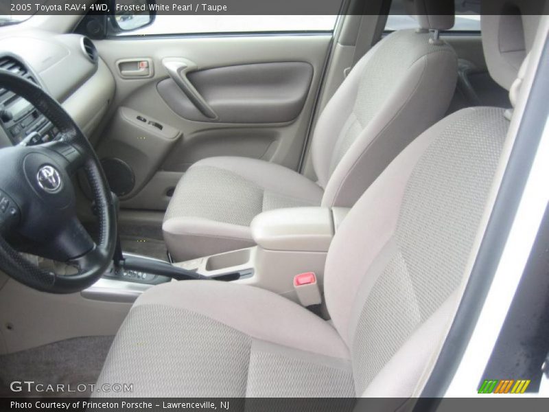 Frosted White Pearl / Taupe 2005 Toyota RAV4 4WD