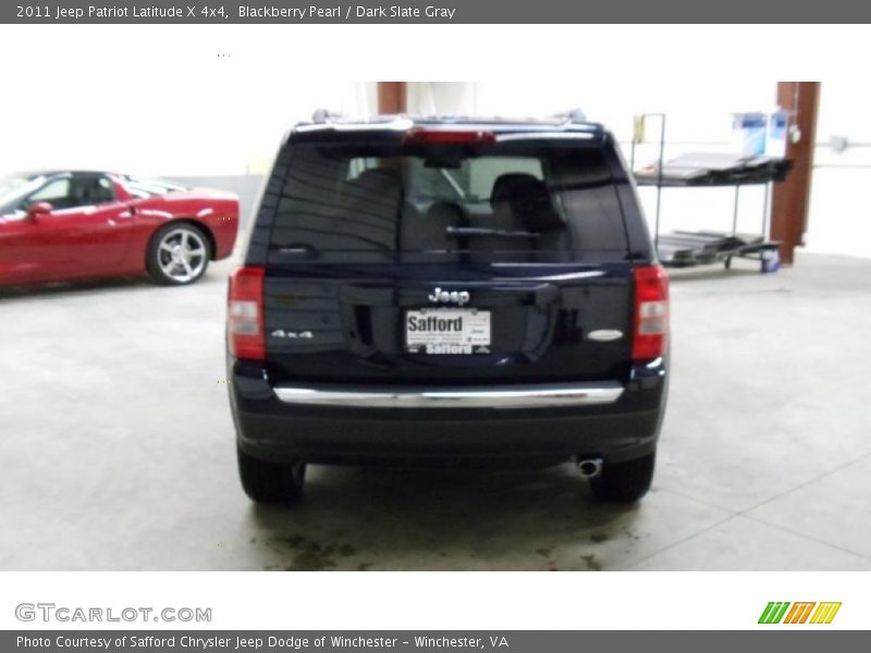 Blackberry Pearl / Dark Slate Gray 2011 Jeep Patriot Latitude X 4x4