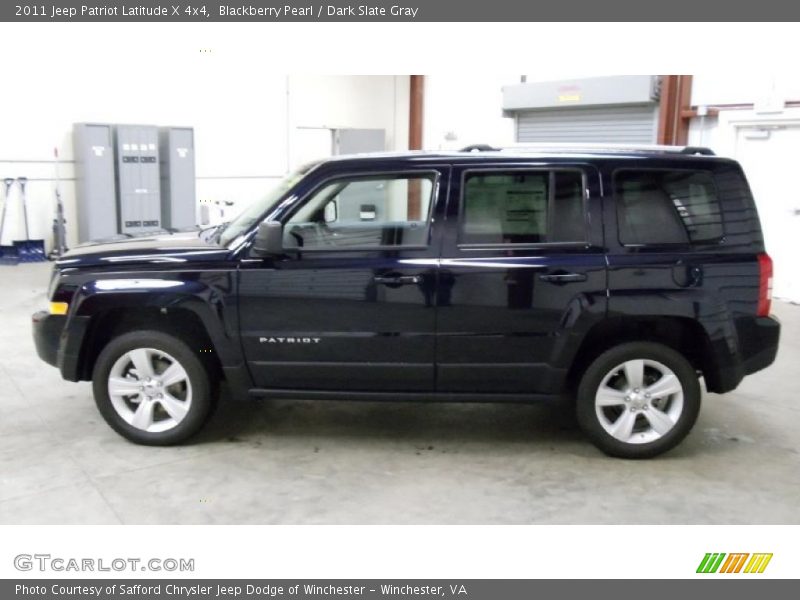 Blackberry Pearl / Dark Slate Gray 2011 Jeep Patriot Latitude X 4x4