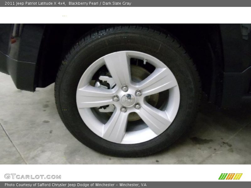 Blackberry Pearl / Dark Slate Gray 2011 Jeep Patriot Latitude X 4x4