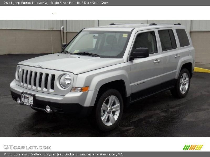 Bright Silver Metallic / Dark Slate Gray 2011 Jeep Patriot Latitude X
