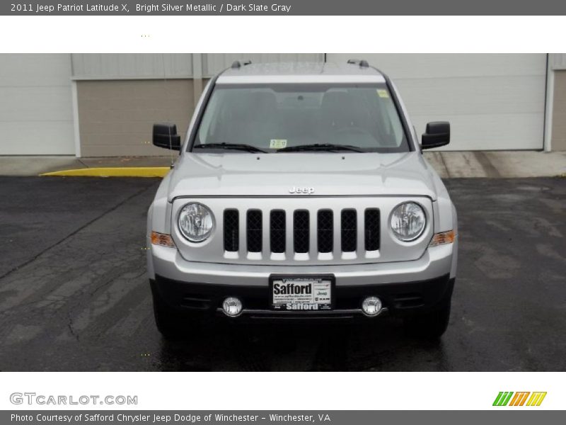 Bright Silver Metallic / Dark Slate Gray 2011 Jeep Patriot Latitude X