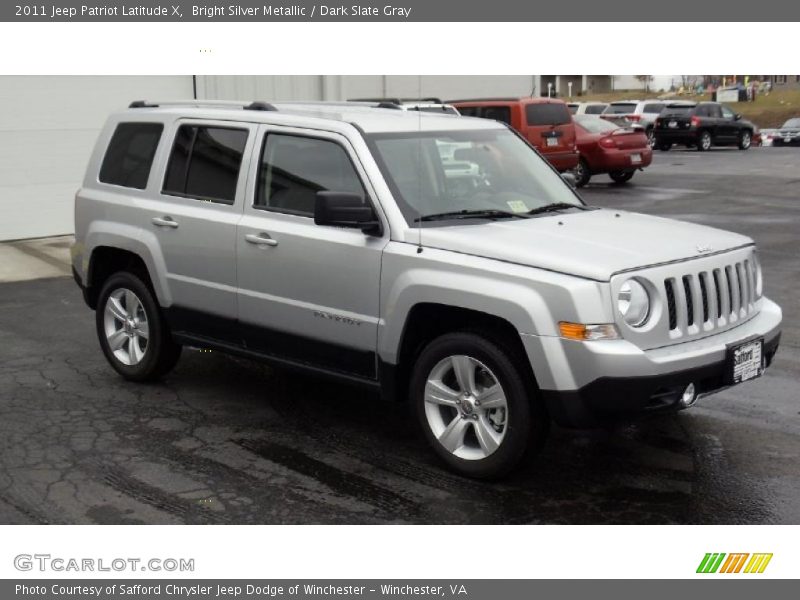 Bright Silver Metallic / Dark Slate Gray 2011 Jeep Patriot Latitude X
