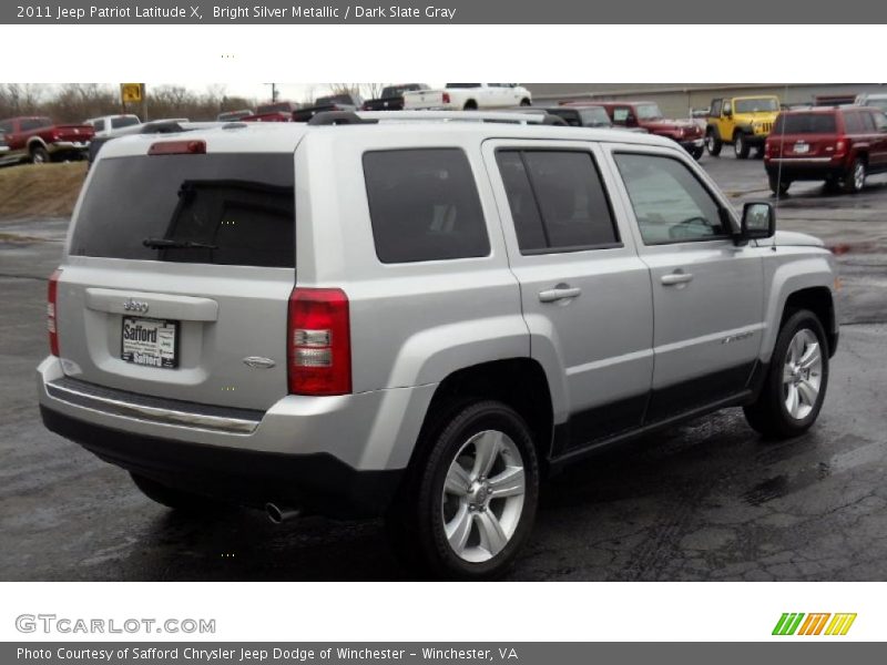 Bright Silver Metallic / Dark Slate Gray 2011 Jeep Patriot Latitude X