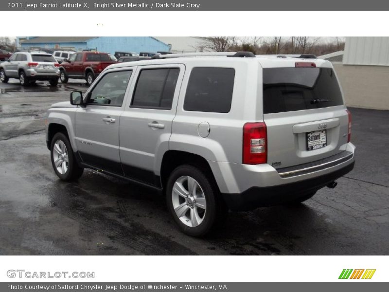 Bright Silver Metallic / Dark Slate Gray 2011 Jeep Patriot Latitude X