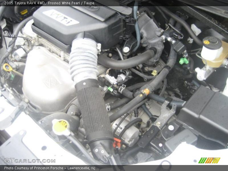 Frosted White Pearl / Taupe 2005 Toyota RAV4 4WD