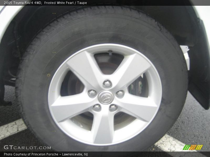 Frosted White Pearl / Taupe 2005 Toyota RAV4 4WD