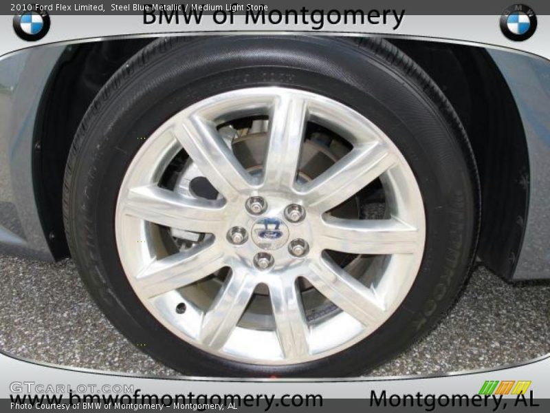 Steel Blue Metallic / Medium Light Stone 2010 Ford Flex Limited