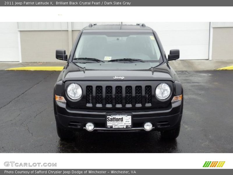 Brilliant Black Crystal Pearl / Dark Slate Gray 2011 Jeep Patriot Latitude X