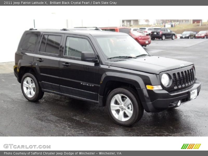 Brilliant Black Crystal Pearl / Dark Slate Gray 2011 Jeep Patriot Latitude X