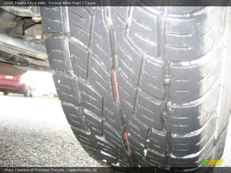Frosted White Pearl / Taupe 2005 Toyota RAV4 4WD