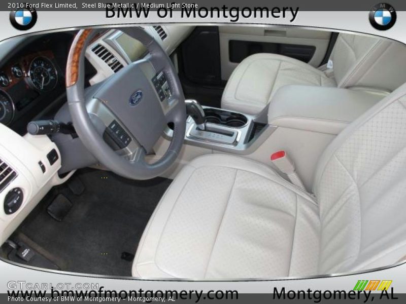 Steel Blue Metallic / Medium Light Stone 2010 Ford Flex Limited