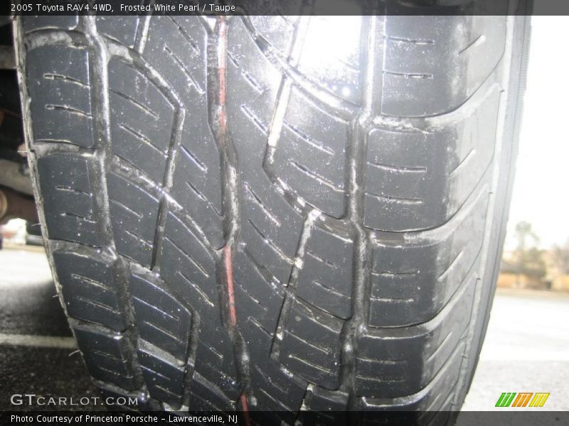 Frosted White Pearl / Taupe 2005 Toyota RAV4 4WD