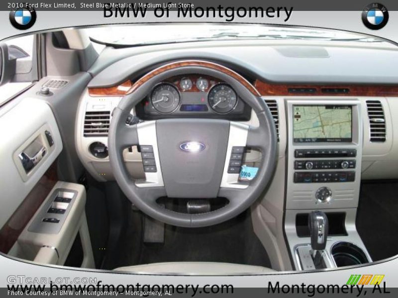 Steel Blue Metallic / Medium Light Stone 2010 Ford Flex Limited