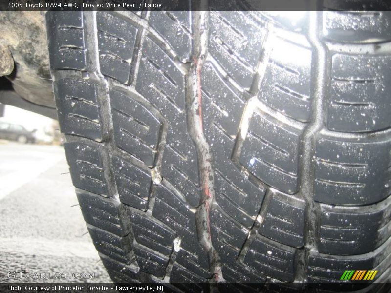 Frosted White Pearl / Taupe 2005 Toyota RAV4 4WD