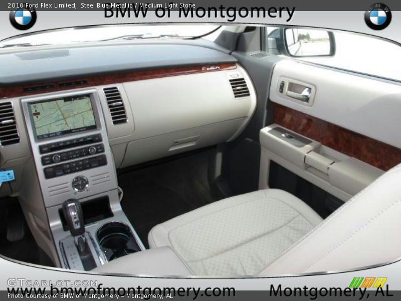 Steel Blue Metallic / Medium Light Stone 2010 Ford Flex Limited