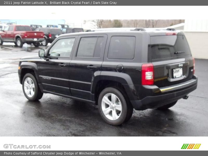 Brilliant Black Crystal Pearl / Dark Slate Gray 2011 Jeep Patriot Latitude X