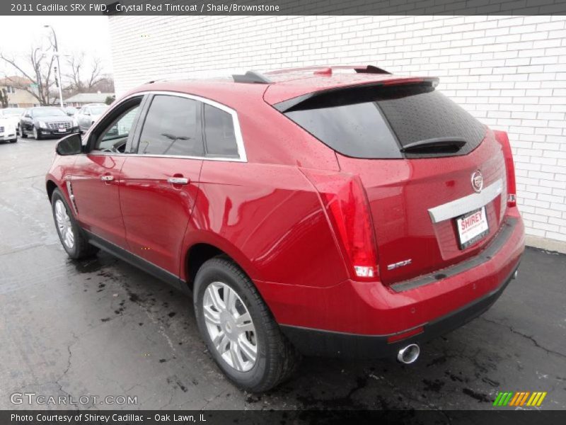 Crystal Red Tintcoat / Shale/Brownstone 2011 Cadillac SRX FWD
