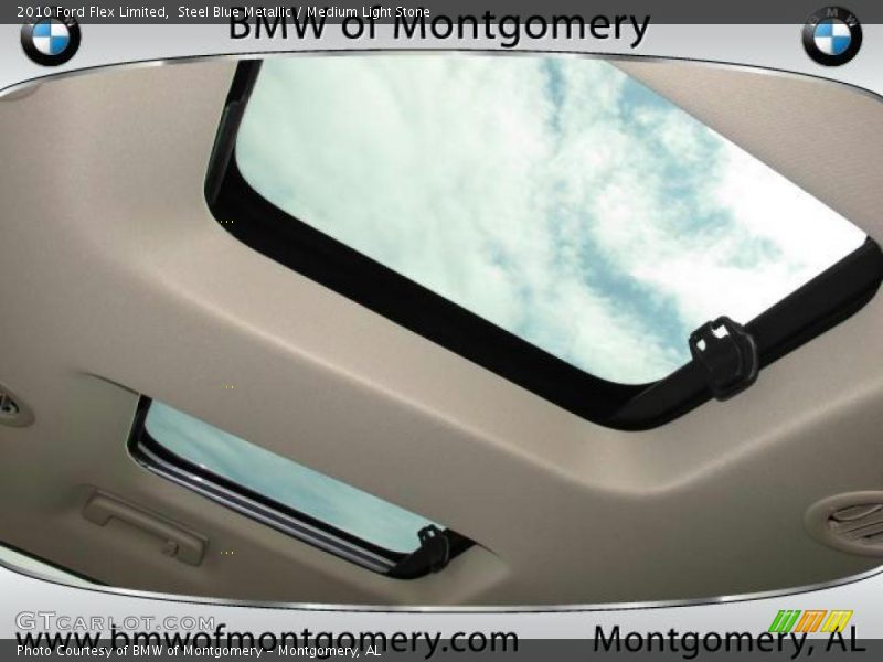 Steel Blue Metallic / Medium Light Stone 2010 Ford Flex Limited