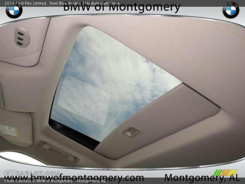 Steel Blue Metallic / Medium Light Stone 2010 Ford Flex Limited