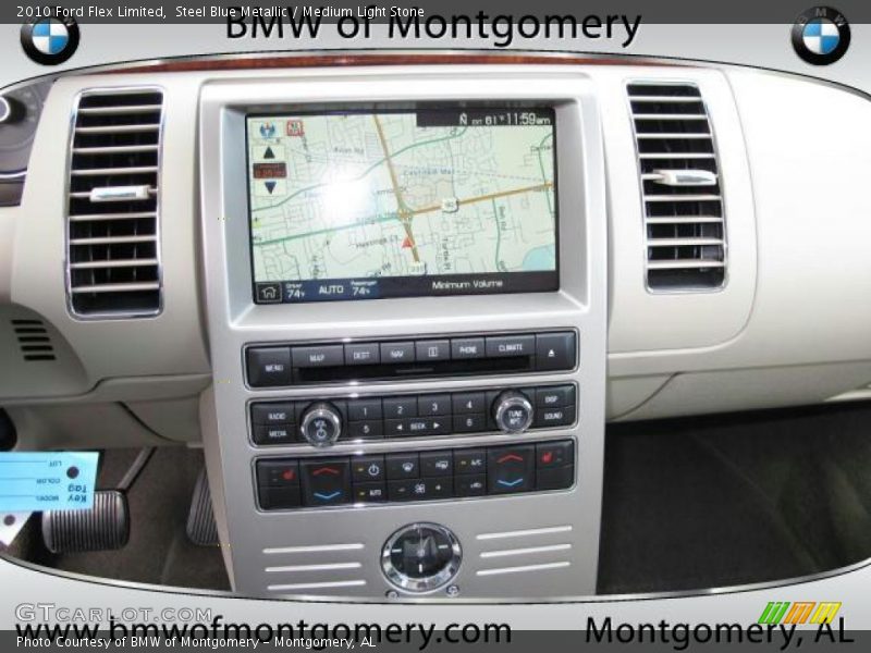 Steel Blue Metallic / Medium Light Stone 2010 Ford Flex Limited