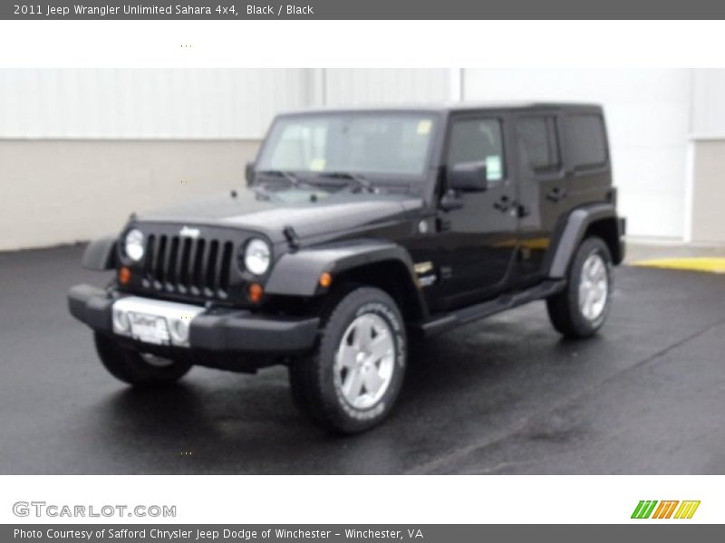 Black / Black 2011 Jeep Wrangler Unlimited Sahara 4x4